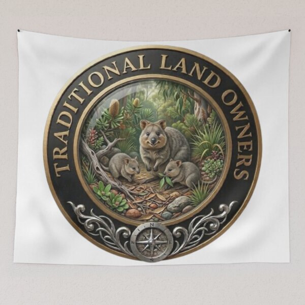 Item preview, Quokkas - Traditional Land Owners designed and sold by Kirrindy Designs.