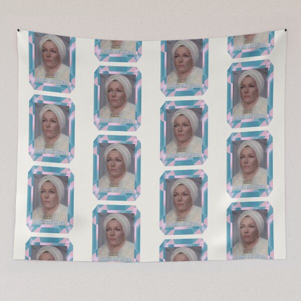 Item preview, Lovely But Lethal Diamond Glare (Aqua on Off-White) designed and sold by PawsitiveMum3.