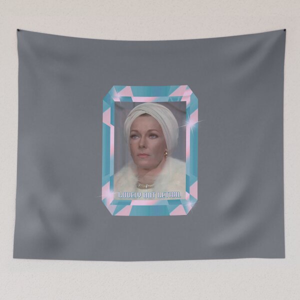Item preview, Lovely But Lethal Diamond Glare (Aqua on Gray) designed and sold by PawsitiveMum3.