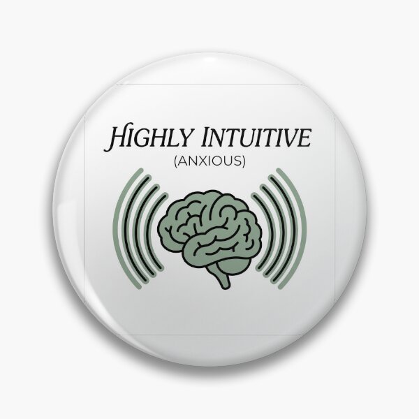 Item preview, Highly Intuitive (Anxious) - Ironic Personality Fake Brand designed and sold by kdonefive.