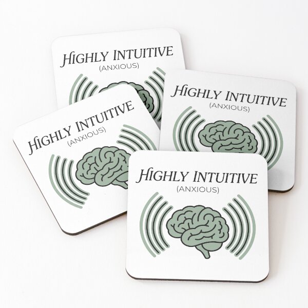Item preview, Highly Intuitive (Anxious) - Ironic Personality Fake Brand designed and sold by kdonefive.
