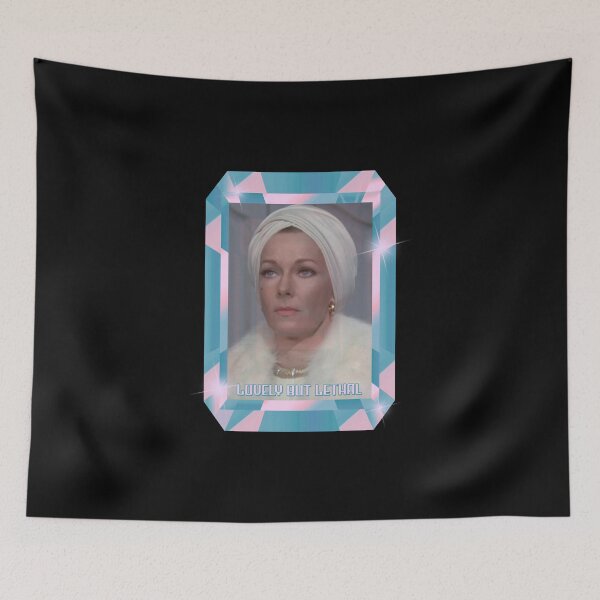 Item preview, Lovely But Lethal Diamond Glare (Aqua on Black) designed and sold by PawsitiveMum3.