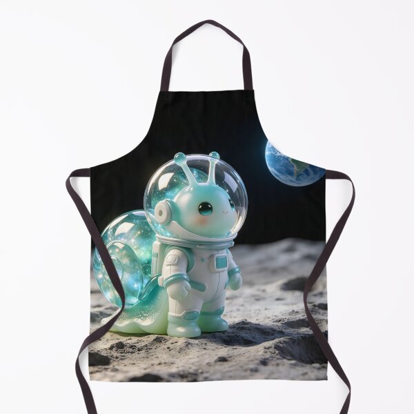 Item preview, Astronaut Emerald Snail - Cosmic Explorer Space Snail designed and sold by ABYSSLAB.