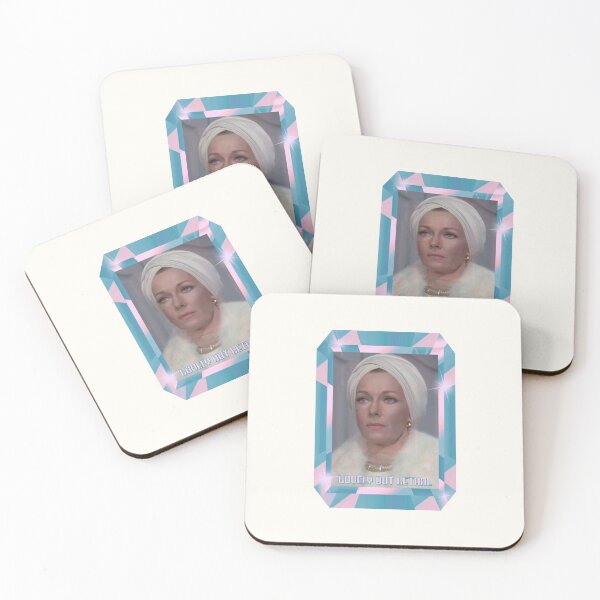 Item preview, Lovely But Lethal Diamond Glare (Aqua on Off-White) designed and sold by PawsitiveMum3.