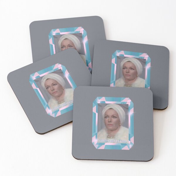 Item preview, Lovely But Lethal Diamond Glare (Aqua on Gray) designed and sold by PawsitiveMum3.