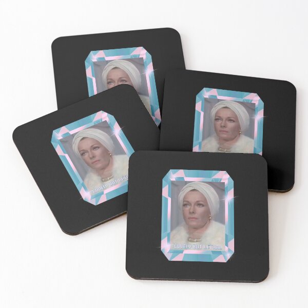Item preview, Lovely But Lethal Diamond Glare (Aqua on Black) designed and sold by PawsitiveMum3.
