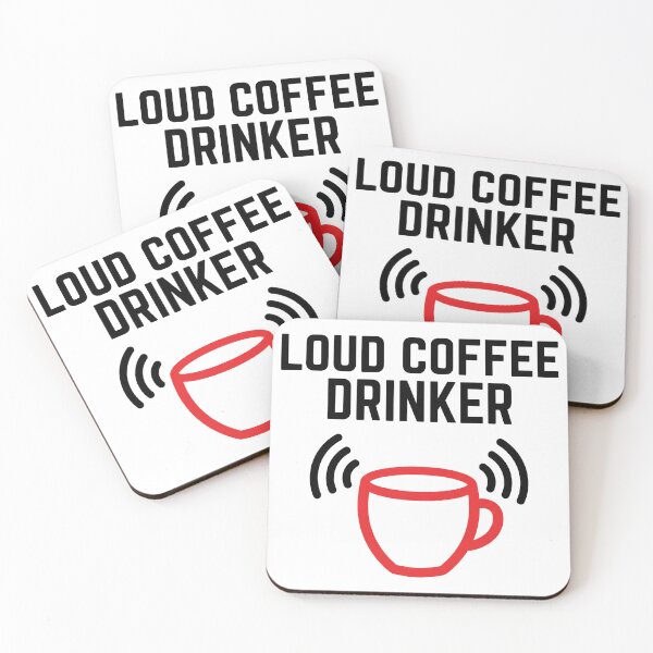 Item preview, Loud Coffee Drinker - Ironic Coffee Fake Brand designed and sold by kdonefive.