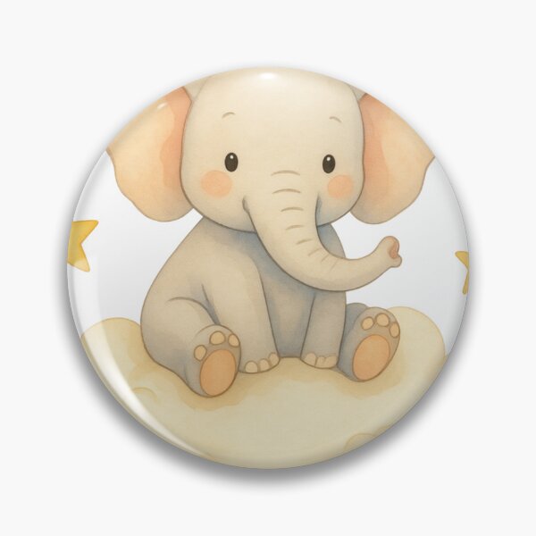 Item preview, The baby elephant in the clouds designed and sold by AkaJune.