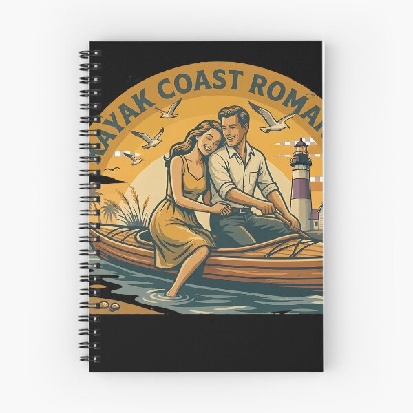 Item preview, Kayak Coast Vintage Beach Vacation Couple designed and sold by OliviaHayesArt.