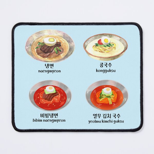 Item preview, Korean Cold Noodles Set with hangul designed and sold by Rin_Art.