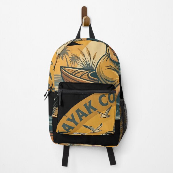 Item preview, Kayak Coast Vintage Beach Vacation Couple designed and sold by OliviaHayesArt.