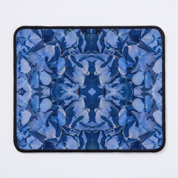 Item preview, Blue Hydrangea Pattern — Seamless Symmetrical Floral, Jewel Blue Botanical Tile designed and sold by Andrey Yurkevich Art.