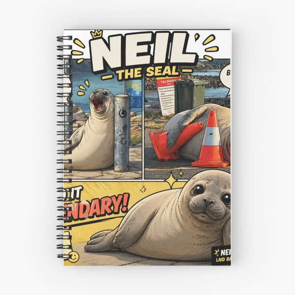 Item preview, Neil The Seal – Funny Comic Seal Meme designed and sold by Mystic & Celestial Art.