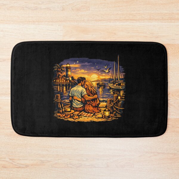Item preview, Kayak Coast Anniversary Beach Trip Gift for Couples designed and sold by OliviaHayesArt.