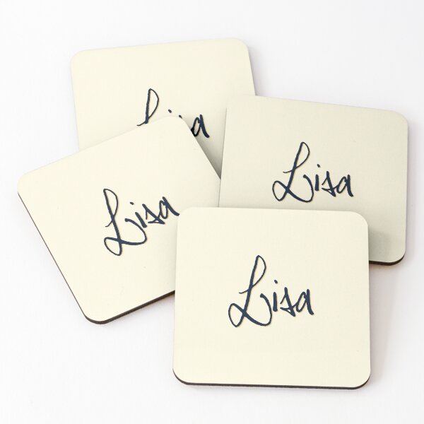 Item preview, LISA personalized type design designed and sold by CharlottePlaceArt.