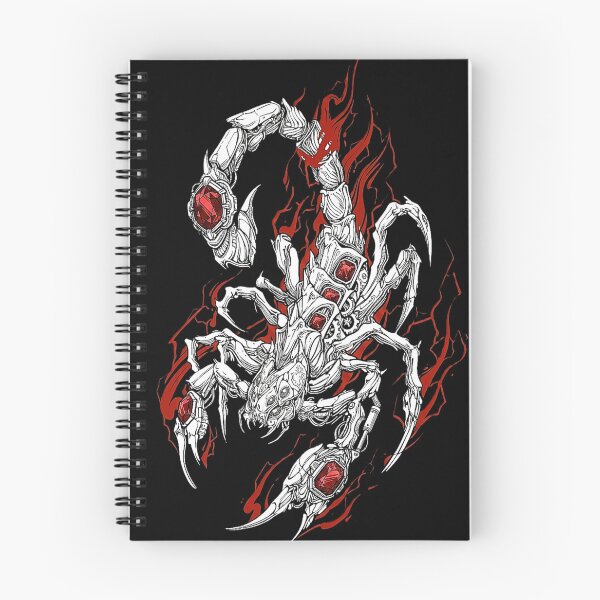 Item preview, Mecha Scorpion Red Flame Lightning Streetwear Graphic designed and sold by ShadowSketch-HP.