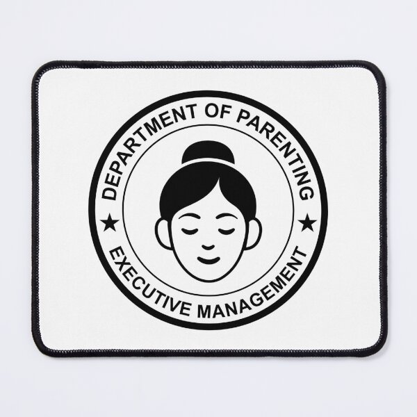 Item preview, Department of Parenting Executive Management Corporate Seal Graphic designed and sold by MadCatDesign77.