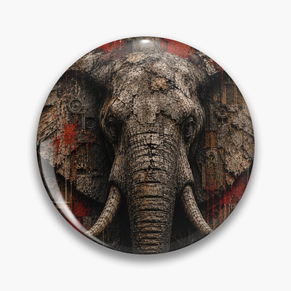 Item preview, Sovereign Operator Built From Pressure Elephant Brutalist Poster designed and sold by SavannaStrikes.