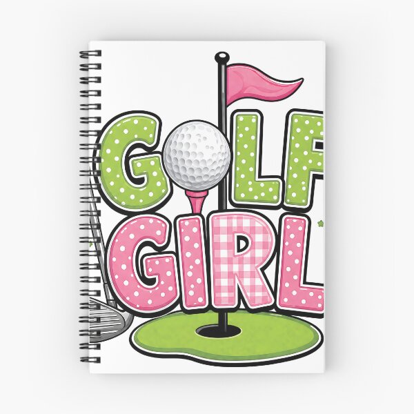 Item preview, Golf Girl Cute Pink Green Golf Graphic | Women's Golf Lover designed and sold by inkflair2.