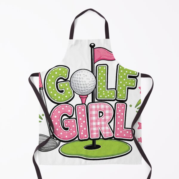 Item preview, Golf Girl Cute Pink Green Golf Graphic | Women's Golf Lover designed and sold by inkflair2.