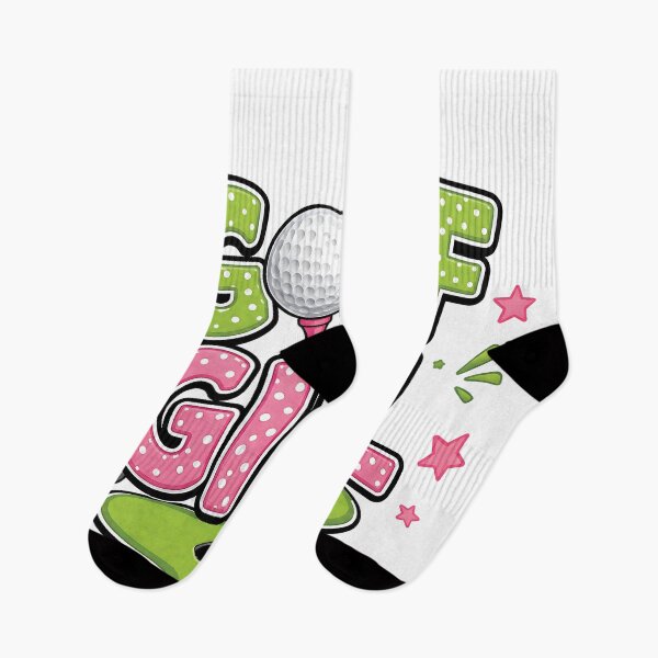 Item preview, Golf Girl Cute Pink Green Golf Graphic | Women's Golf Lover designed and sold by inkflair2.