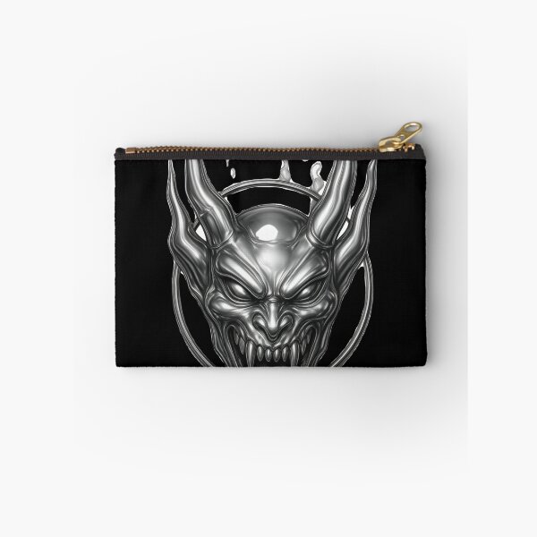 Item preview, Gothic Demon Mask Tattoo - Darkwork Shaded Edition designed and sold by Ideniquo.