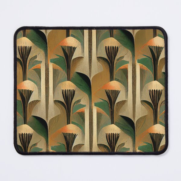 Item preview, Art Deco Golden Hues And Green Luxurious Pattern designed and sold by DEC02.