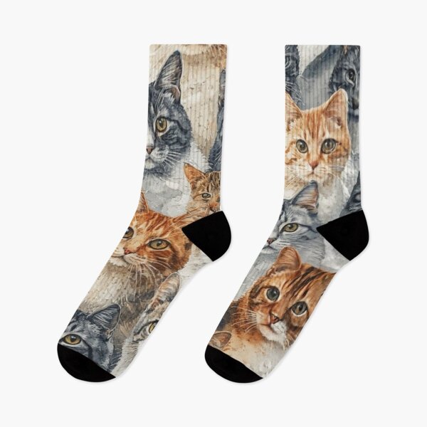Item preview, AI Cat Collage – Expressive Feline Faces for Bold Decor & Accessories designed and sold by Designs By Ms Mal_Tas.
