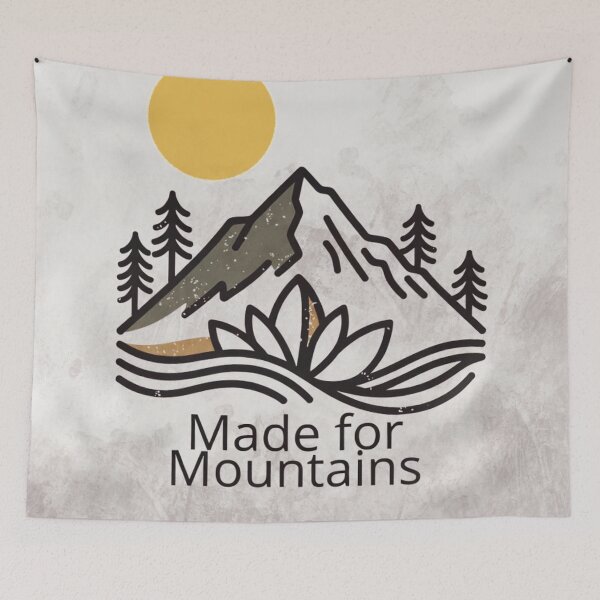 Item preview, Made for Mountains  designed and sold by WeaveSphere.