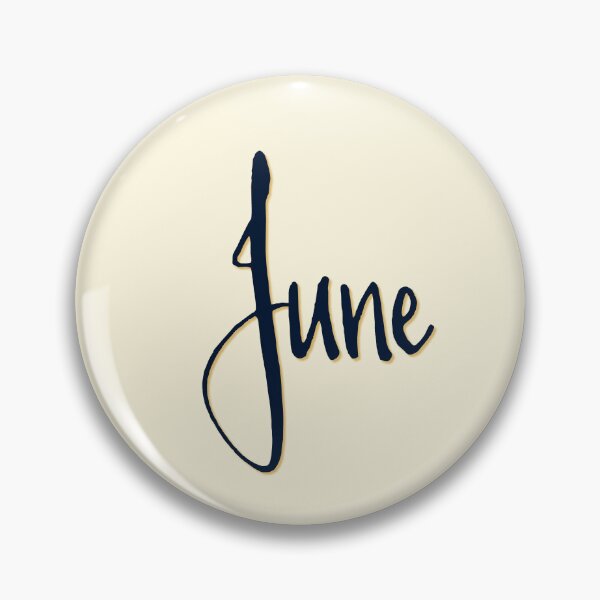 Item preview, JUNE personalized type design designed and sold by CharlottePlaceArt.