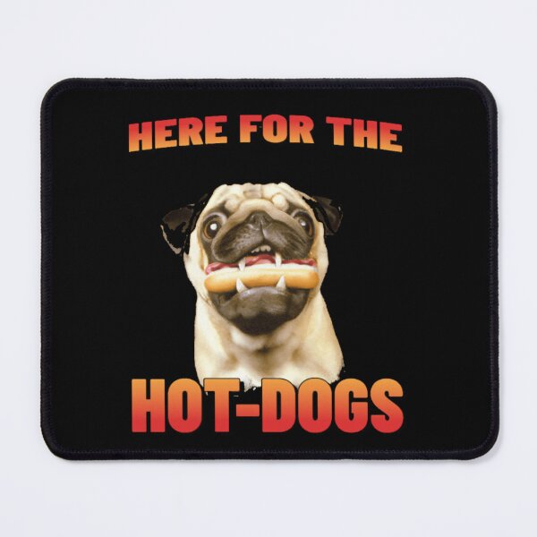 Item preview, Here For The Hot Dogs Pug designed and sold by GenZFashion000.