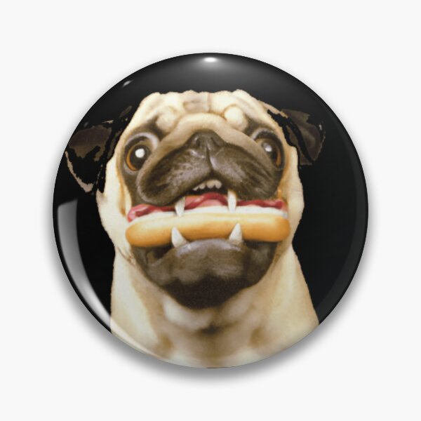 Item preview, Here For The Hot Dogs Pug designed and sold by GenZFashion000.