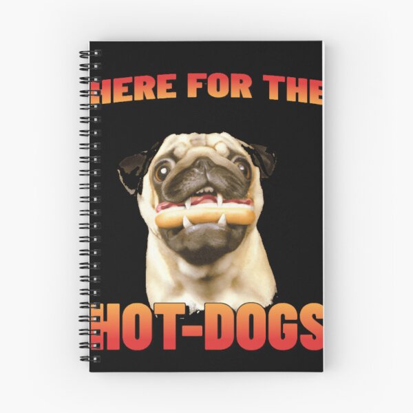 Item preview, Here For The Hot Dogs Pug designed and sold by GenZFashion000.