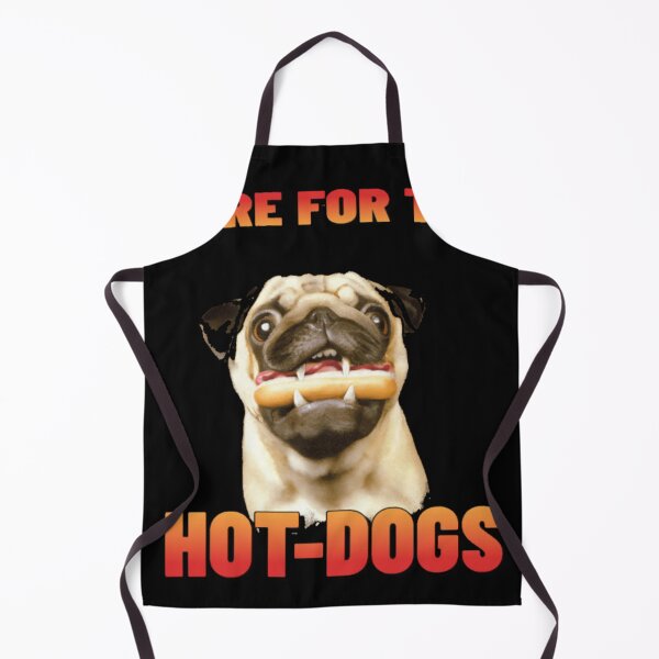 Item preview, Here For The Hot Dogs Pug designed and sold by GenZFashion000.