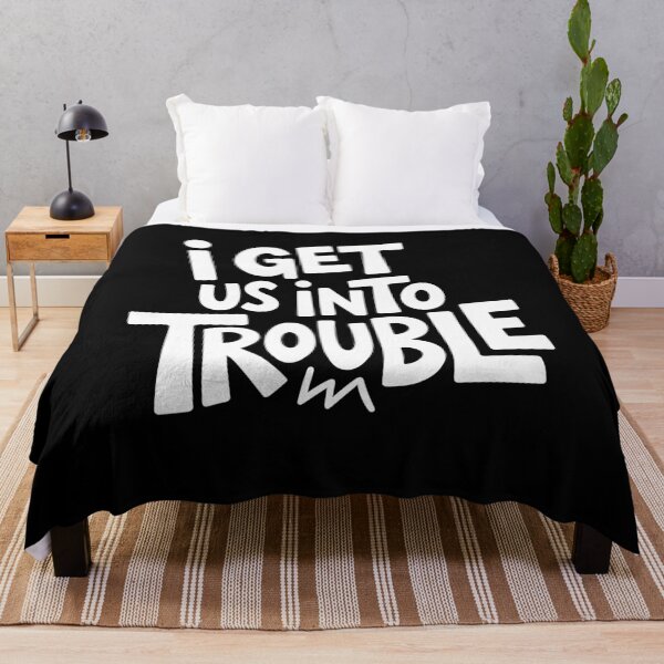 Item preview, I Get Us Into Trouble Funny Matching Best Friend Design designed and sold by Say It With Ink.