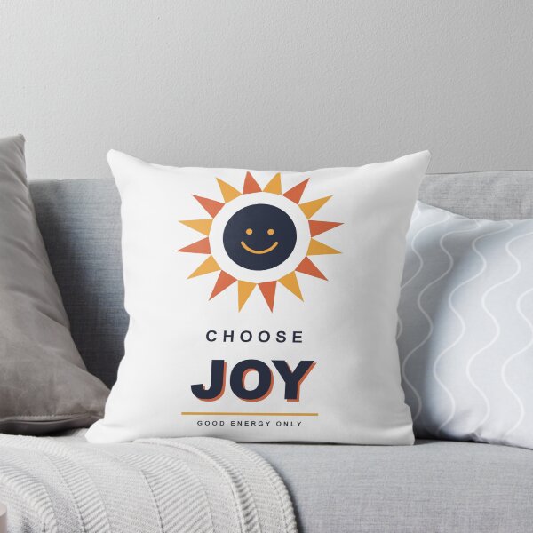 Item preview, Choose Joy Colorful Sunburst Positivity T-Shirt designed and sold by Mega-Shopping.