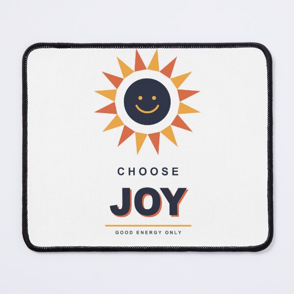 Item preview, Choose Joy Colorful Sunburst Positivity T-Shirt designed and sold by Mega-Shopping.