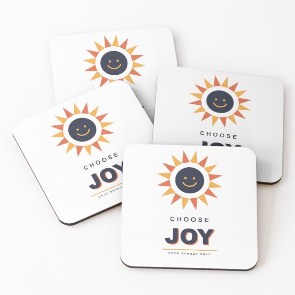 Item preview, Choose Joy Colorful Sunburst Positivity T-Shirt designed and sold by Mega-Shopping.