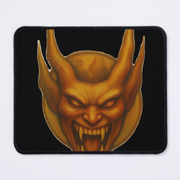Item preview, Gothic Demon Mask Tattoo - Dark Bronze Edition designed and sold by Ideniquo.