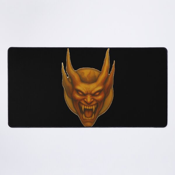 Item preview, Gothic Demon Mask Tattoo - Dark Bronze Edition designed and sold by Ideniquo.