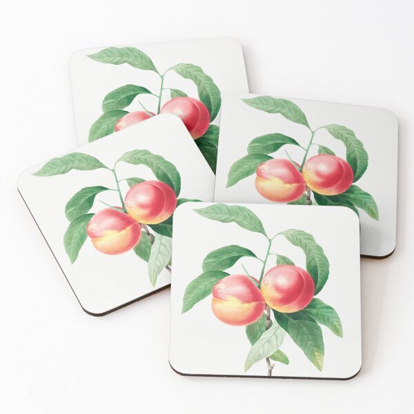 Item preview, Peaches Fruit Vintage Botanical Illustration designed and sold by TheRetroArtRoom.