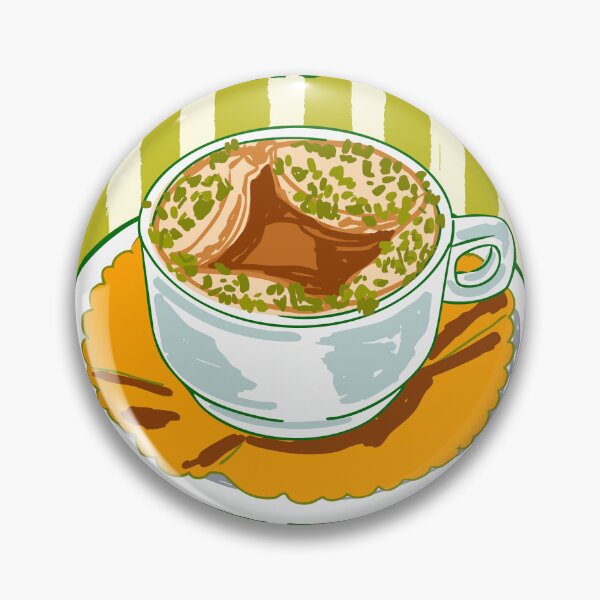Item preview, Affogato Please Coffee Stripes Illustration designed and sold by MaiZephyr.