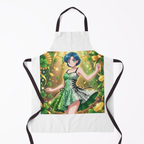 Item preview, Sailor Mercury St. Patrick's Day designed and sold by Solace Sparkles.