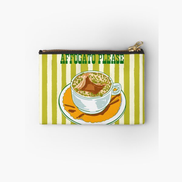 Item preview, Affogato Please Coffee Stripes Illustration designed and sold by MaiZephyr.