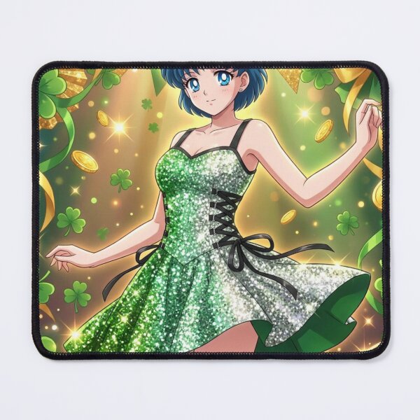 Item preview, Sailor Mercury St. Patrick's Day designed and sold by Solace Sparkles.