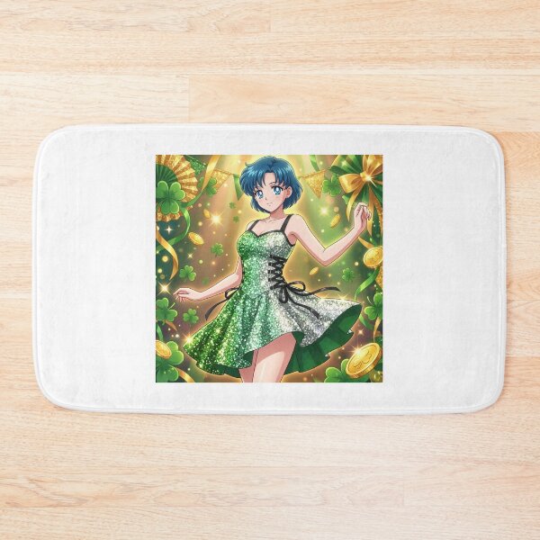 Item preview, Sailor Mercury St. Patrick's Day designed and sold by Solace Sparkles.