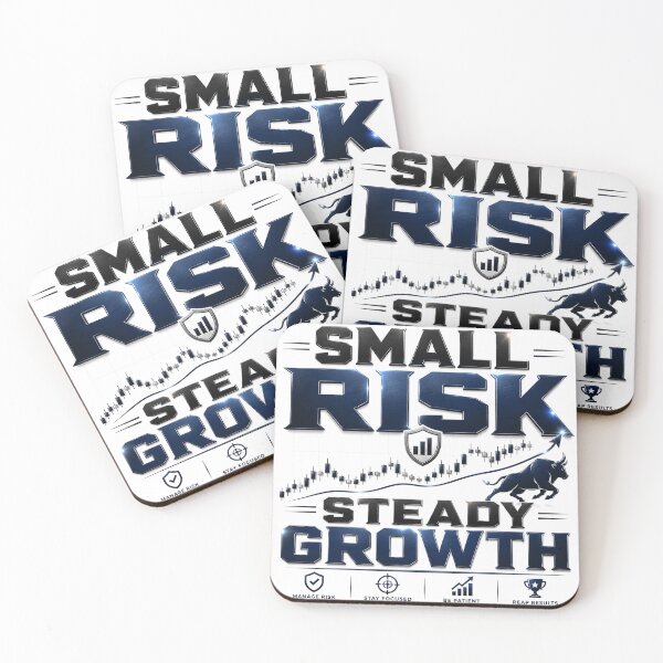 Item preview, Small Risk Steady Growth Forex Trading Motivation designed and sold by PipForgeStudio .