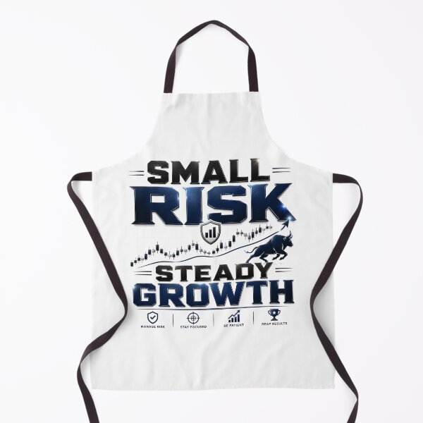 Item preview, Small Risk Steady Growth Forex Trading Motivation designed and sold by PipForgeStudio .