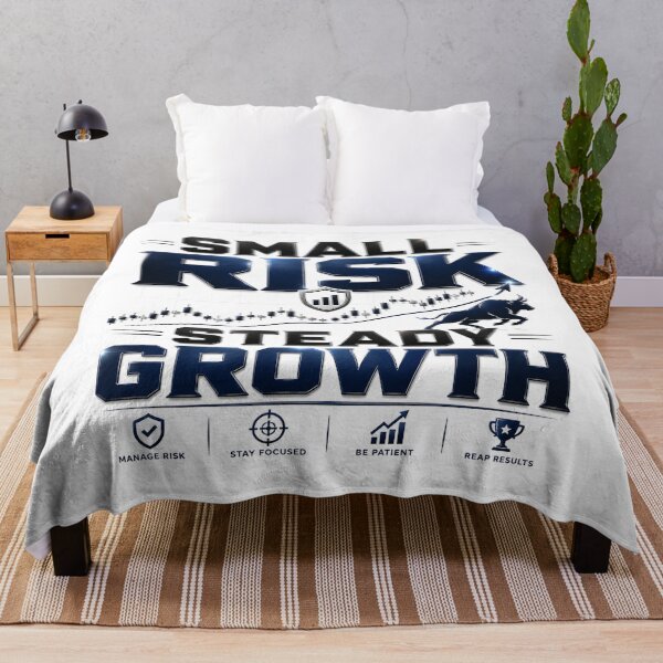 Item preview, Small Risk Steady Growth Forex Trading Motivation designed and sold by PipForgeStudio .