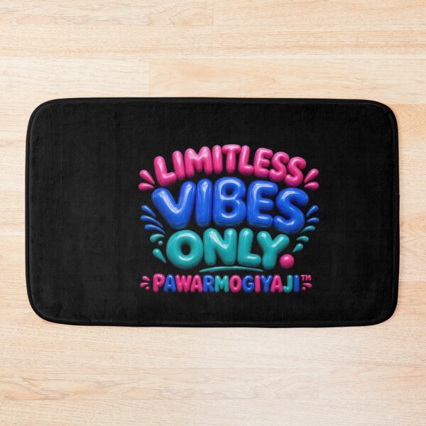 Item preview, Limitless Vibes Only 3D Bubble Typography designed and sold by Pawar1999.